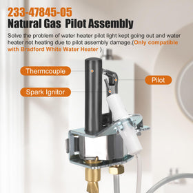 Miumoon Bradford White compatibility promotes safe replacement and steady hot water supply.