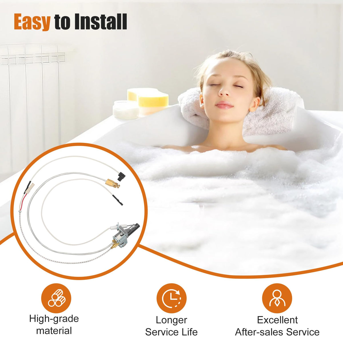 Miumoon high-quality materials ensure durable performance in Bradford White units.