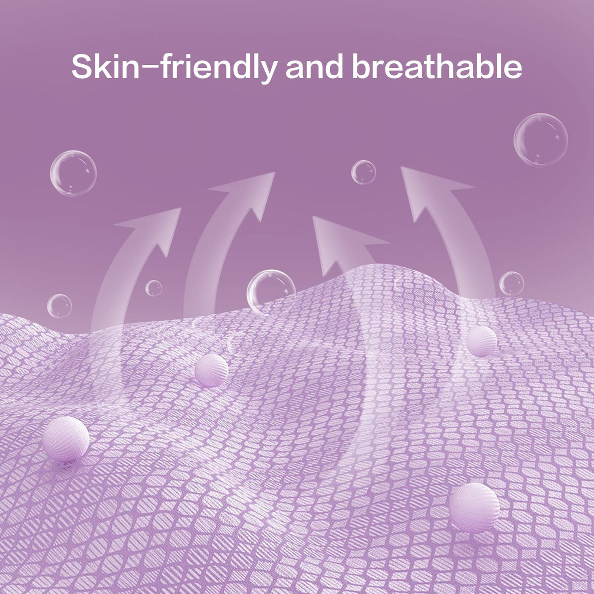 Miuphro KN95 mask elastic ear loops provide comfortable wear.