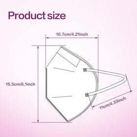 Miuphro KN95 mask in packaging box highlighting ready-to-use convenience.