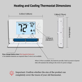 Miuputake thermostat maintains precise temperature with a readable display.