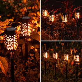 MIUSIKIT weatherproof solar light withstands rain and wind for lasting outdoor decor.