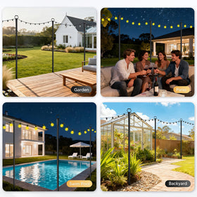 MIUVIBENI romantic outdoor ambiance with durable lighting poles
