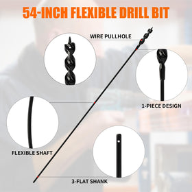 Mixiflor black oxide-coated shaft highlighting durability and rust resistance