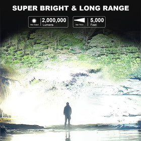 MIXILIN Spotlight beam reaches up to 1500 meters for long-range visibility