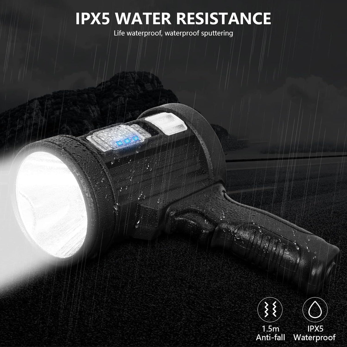MIXILIN Spotlight pack contents showing lenses and strap.