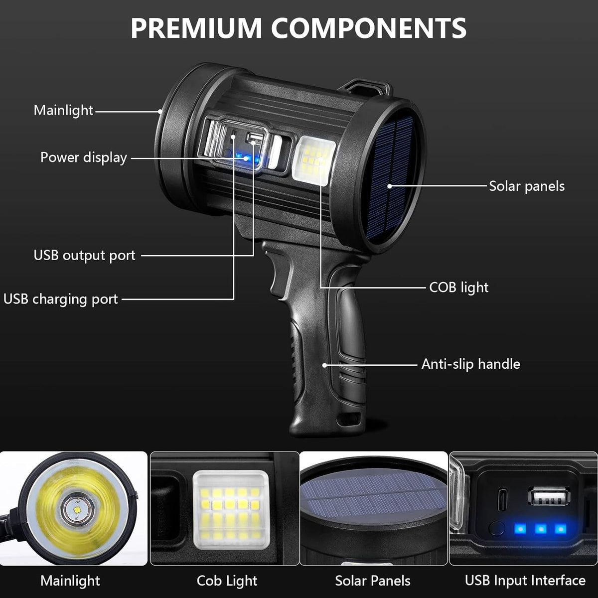 MIXILIN Spotlight red lens suitable for signaling and preserving night vision.