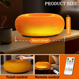 MIXL Orange Donut Lamp as a stylish statement piece in cozy interiors