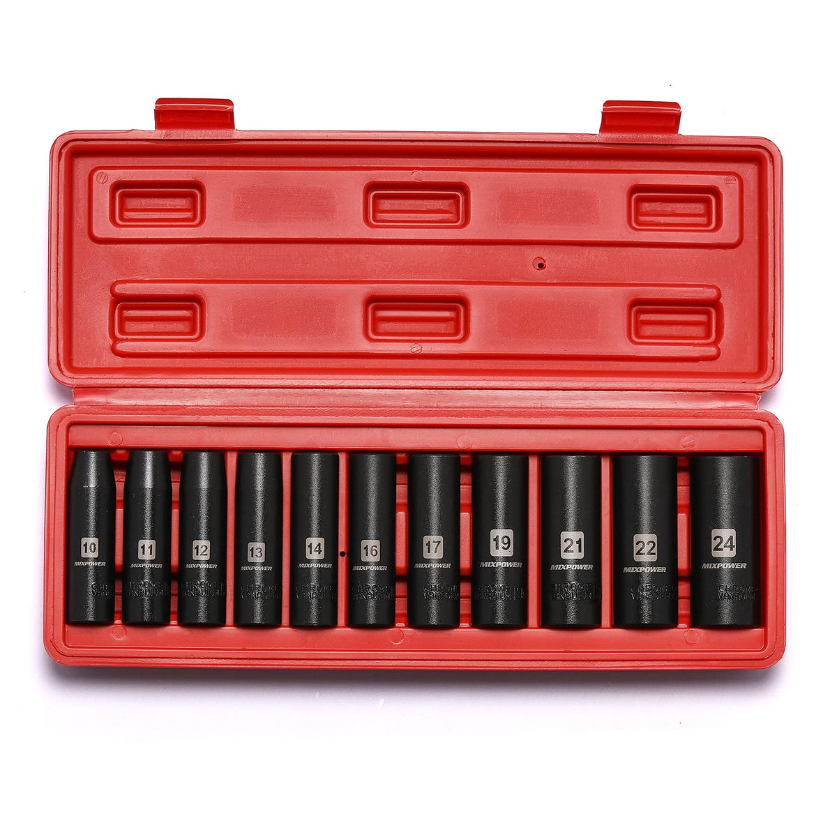 MIXPOWER 10mm deep impact socket for high-torque fasteners