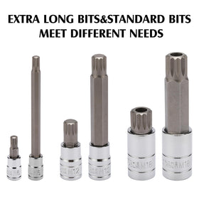 MIXPOWER 1/4 drive sockets provide precise engagement for small fasteners.