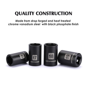 MIXPOWER 24mm shallow socket delivers consistent torque in demanding tasks