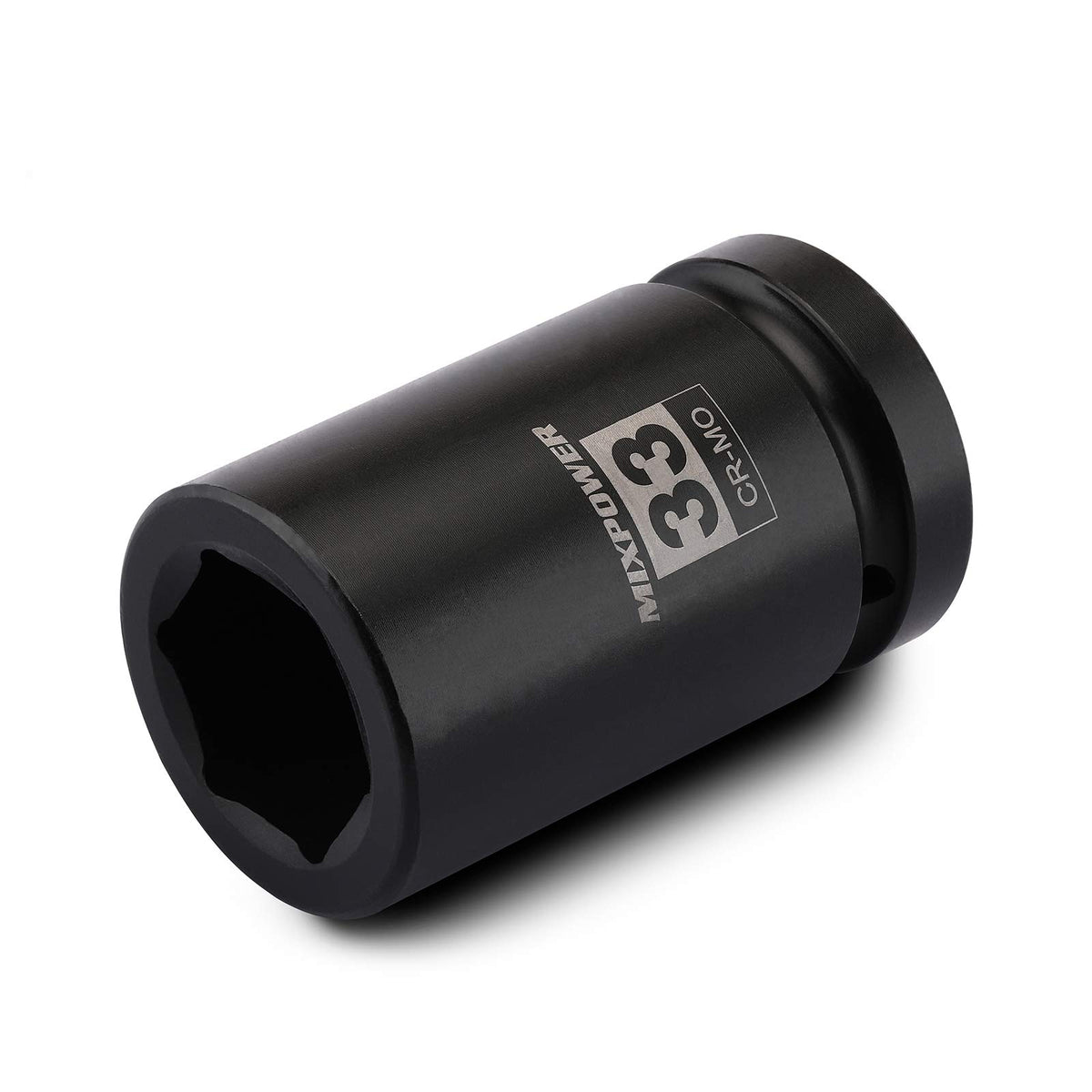 MixPower 1-inch drive deep impact socket 33mm for heavy-duty axle nut removal