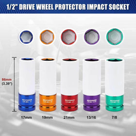 MIXPOWER 6-point metric sockets designed for snug lug-nut engagement.