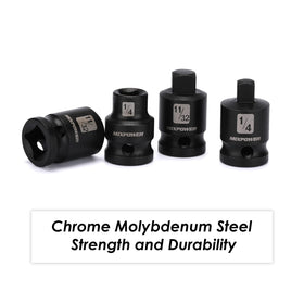 MIXPOWER chamfered female square drive enables easy access in tight spaces.