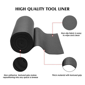 MIXPOWER easy-clean non-slip foam liner rinses clean after use.