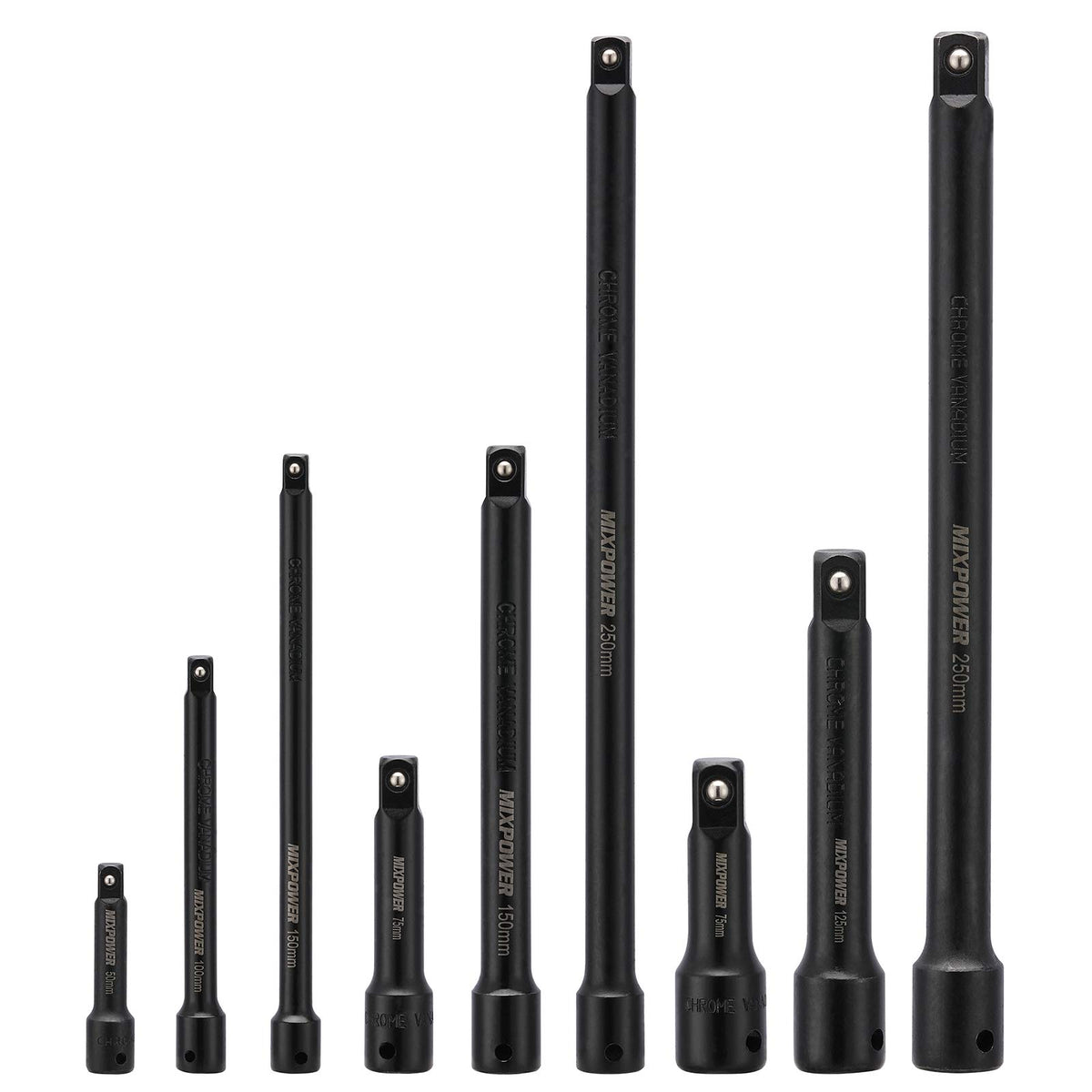 MIXPOWER quarter-inch 4-inch extension bar for extended reach