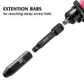 MIXPOWER three-eighths-inch 10-inch extension bar for deep placements