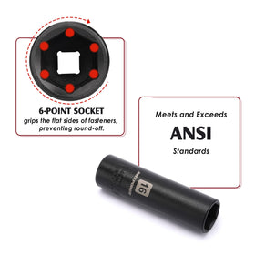 MIXPOWER laser-etched sizes for easy reading in low light