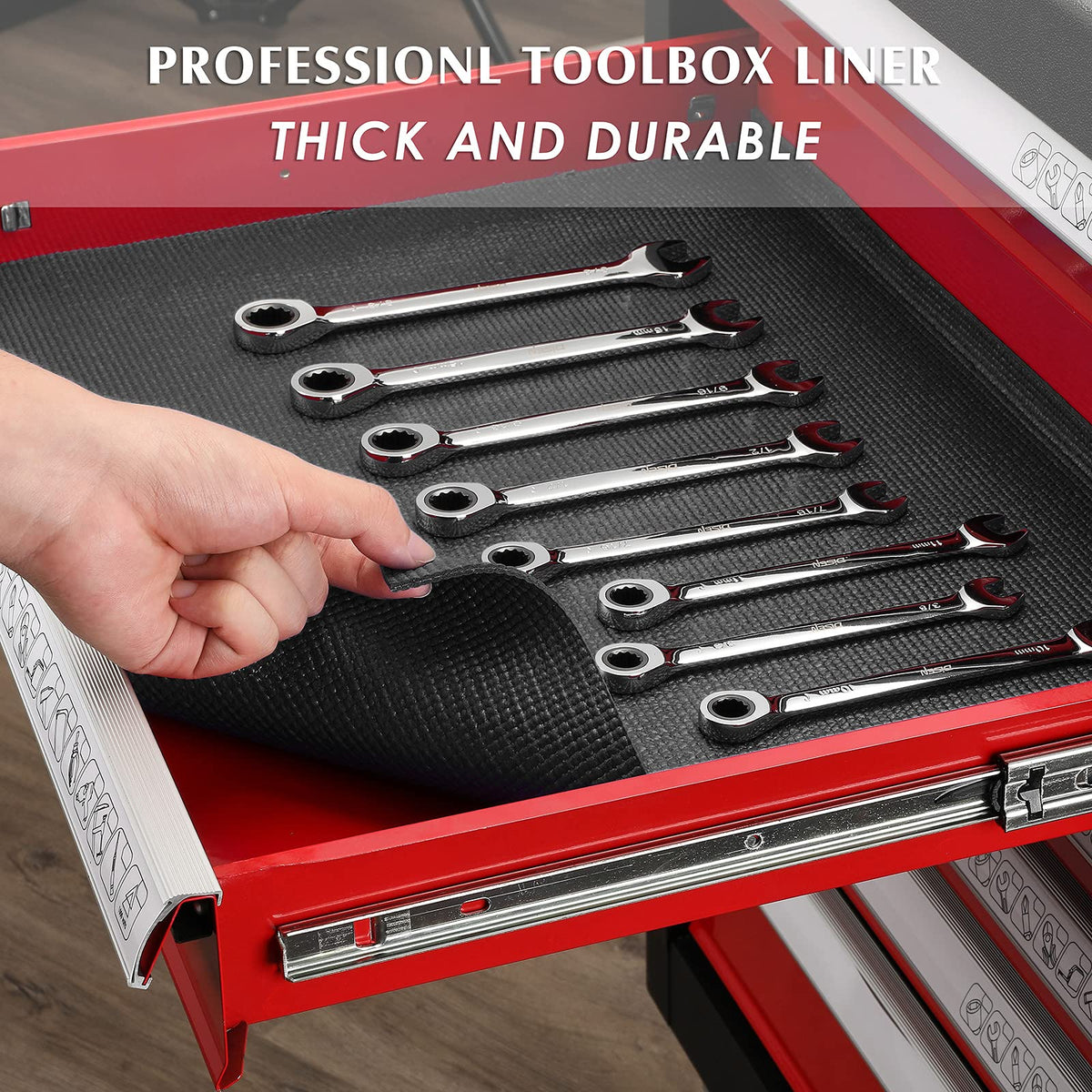 MIXPOWER multi-use liner suitable for drawers, cabinets, and trunks.