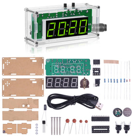 MiOYOOW 4-Digit Clock Kit front view with LED display for classroom learning