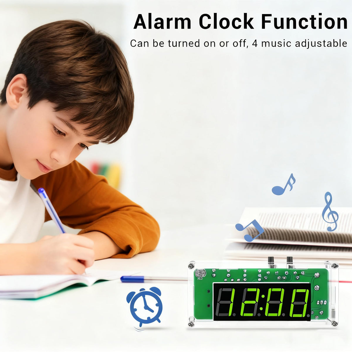MiOYOOW assembled desk clock featured as desk art