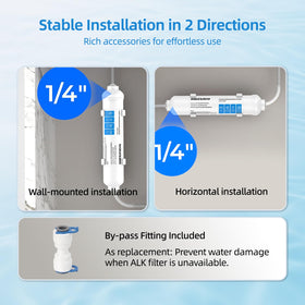 MIZUDO water stream into glass demonstrates upgraded mineral-balanced drinking water.