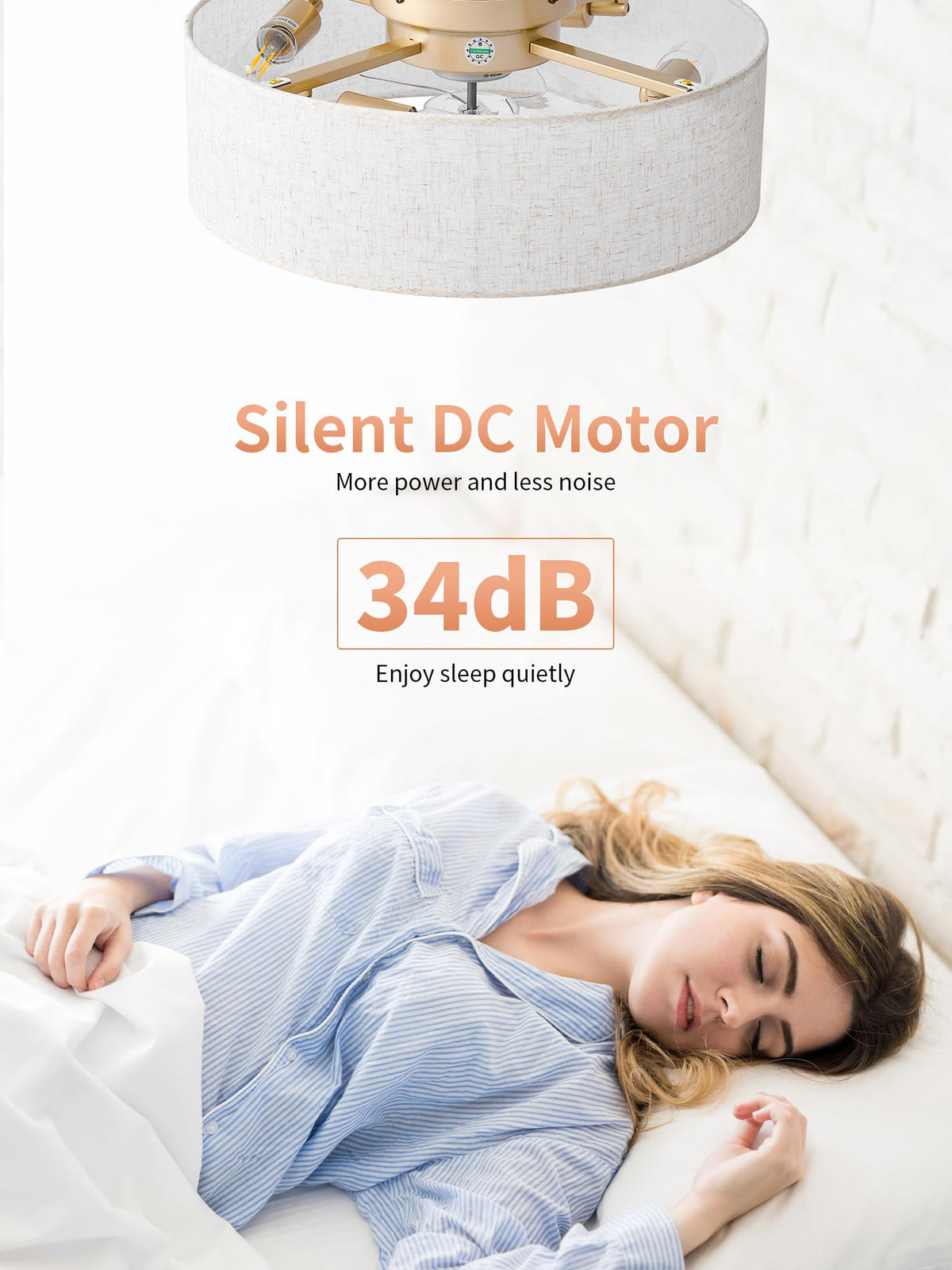 MizWacky boho ceiling fan remote control enables easy room adjustments.