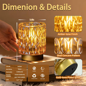 MJ Premier LED glass bulb included ensures long-lasting, energy-efficient glow.