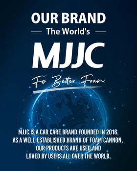 MJJC Foam Cannon Pro V2.0 in use with pressure washer shows thorough coating
