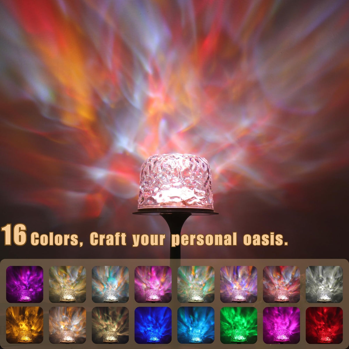 MKIIACH 16-color LED with color control for customizable mood lighting
