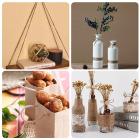 MKMJ gift-wrapping with jute twine for rustic presentation.