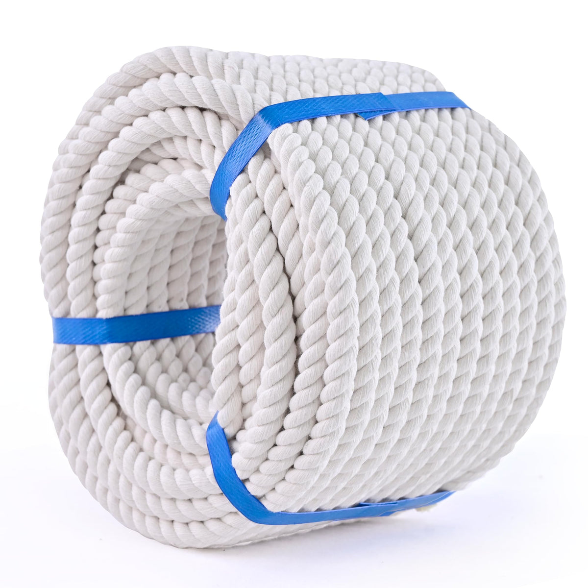 MKMJ white cotton rope 50ft ideal for crafts and outdoor use.