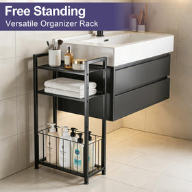 MKRBJ adjustable foot pads keep the unit stable on uneven floors.