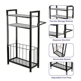 MKRBJ bottom basket with removable sides enables quick access.