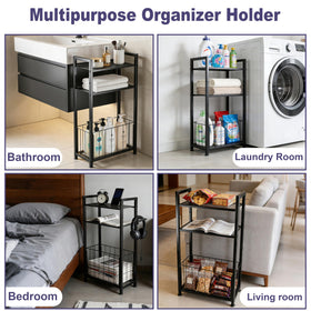 MKRBJ easy-assembly toilet paper holder ships with simple setup.