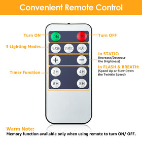 Mlambert 15 sockets with 16 shatterproof LEDs for reliable evening lighting.