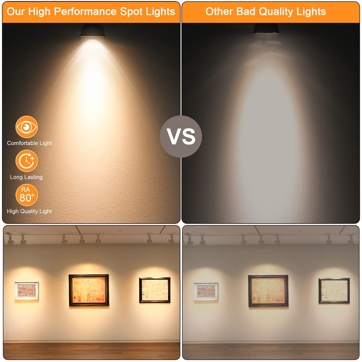 Mlambert 5W GU5.3 MR16 LED bulbs for efficient 12V spots