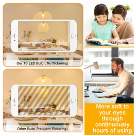 Mlambert E12 base bulbs with clear glass filament for vintage style