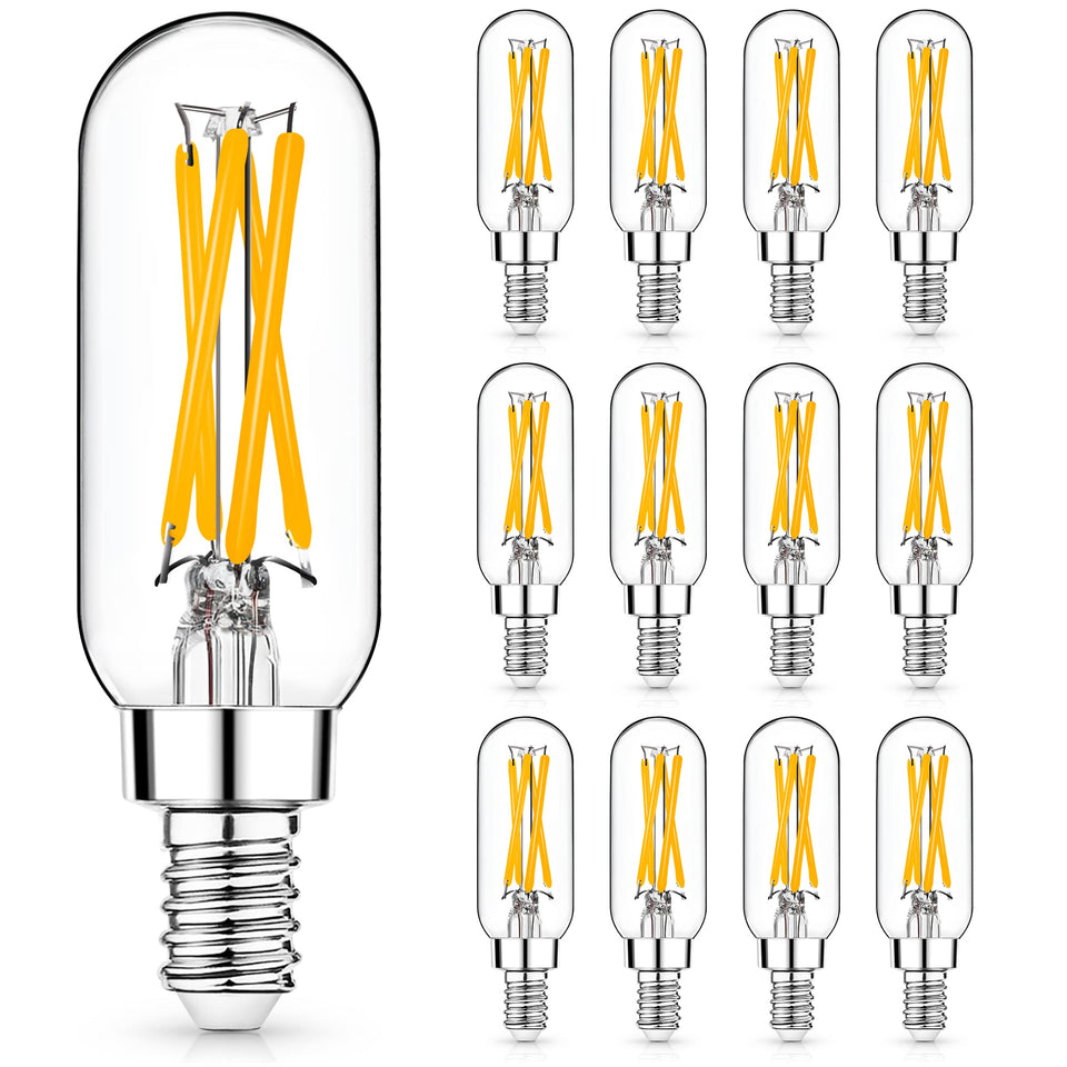 Mlambert E12 LED Edison bulbs in chandelier setup for warm ambience