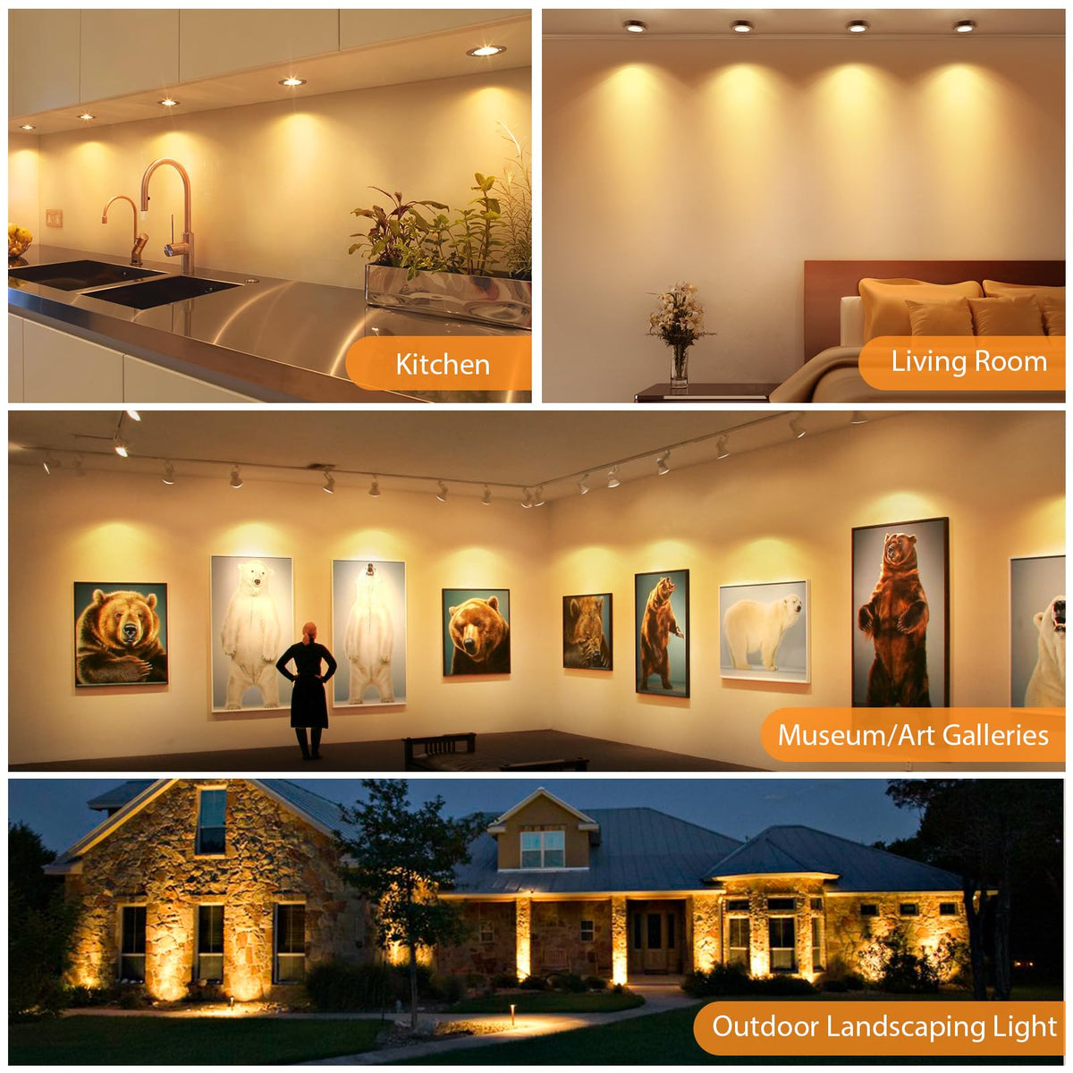 Mlambert easy-installation MR16 bulbs for quick upgrades.