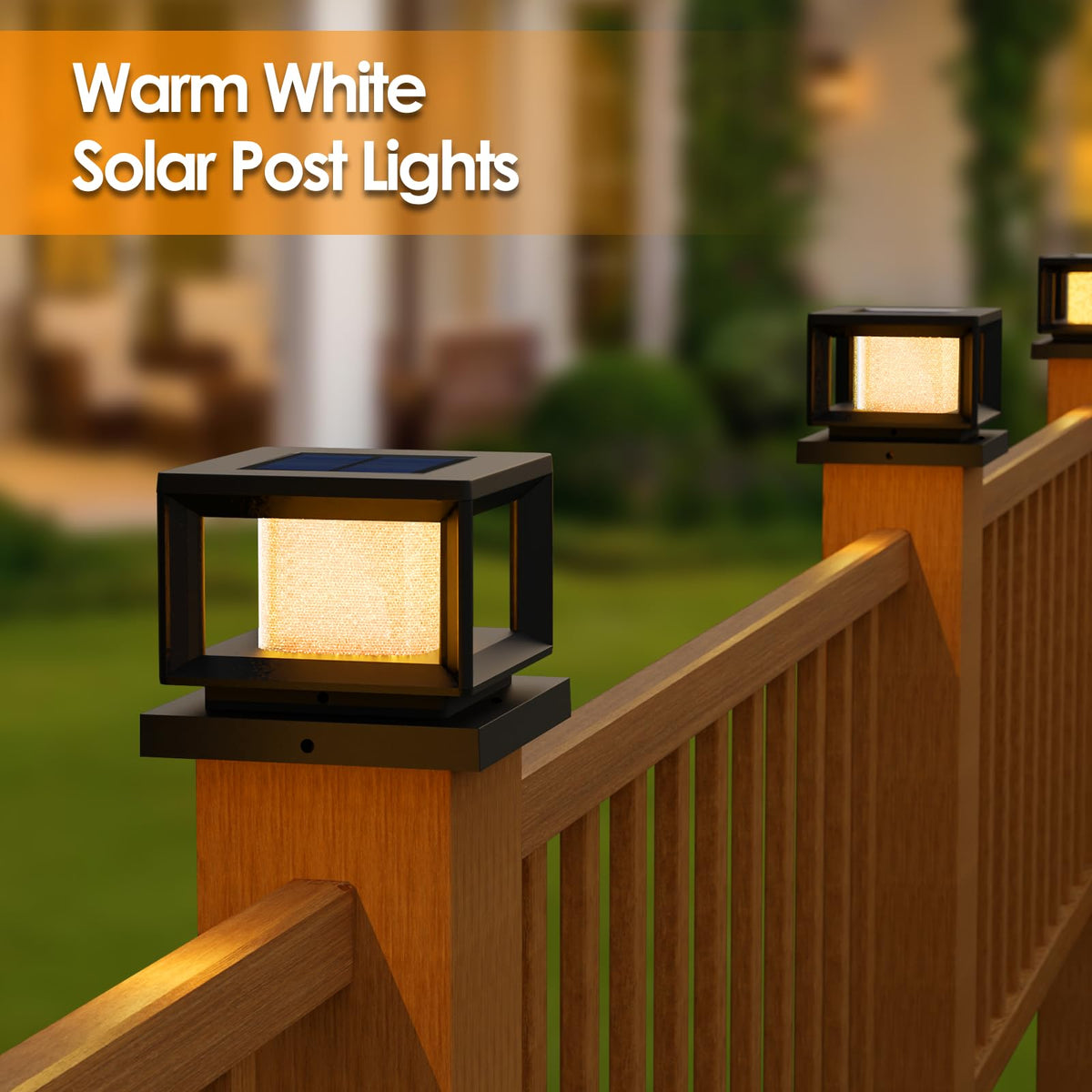 Mlambert post cap light shows easy mounting screws for quick installation