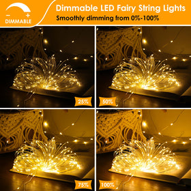 Mlambert remote control fairy lights for easy mood customization