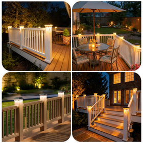 Mlambert 16-LED beads deliver 360-degree brightness around posts