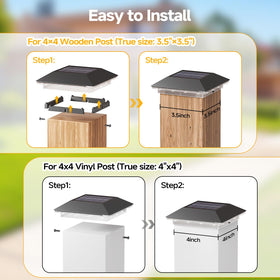 Mlambert solar post cap light on deck post ideal for perimeter lighting