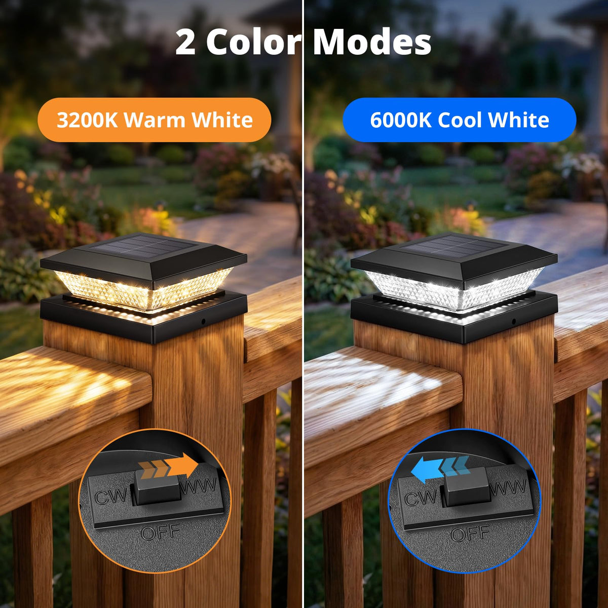 Mlambert dual-temperature LED enables warm or cool ambiance for outdoor areas