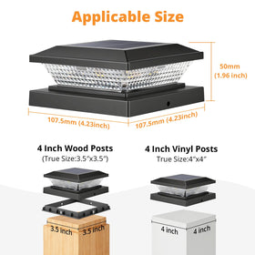 Mlambert solar-powered lights require no wiring for easy installation