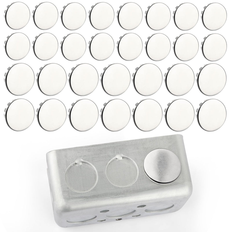 Mlhezy seal electrical box knockout 1/2-inch close-up for a snug hole closure.