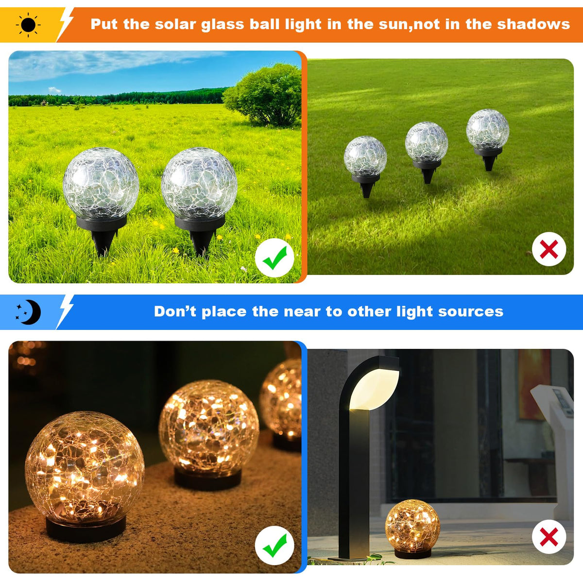 MLKNK crystal-crackled-glass-ball light enhances outdoor ambience.