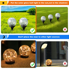 MLKNK crystal-crackled-glass-ball light enhances outdoor ambience.