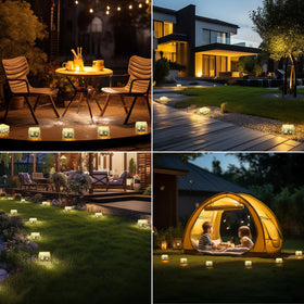 MLKNK Solar Brick Light garden-border adds charm with practical lighting.
